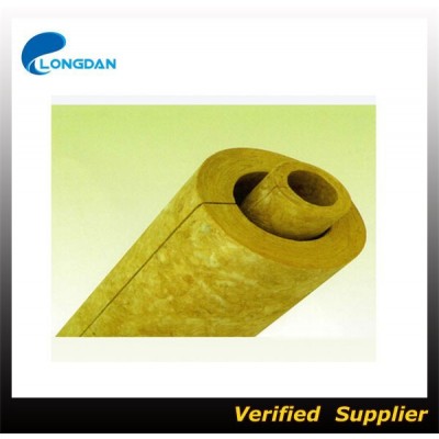 600 Degree Non Asbestos Thermal Insulation Rock Wool Pipe